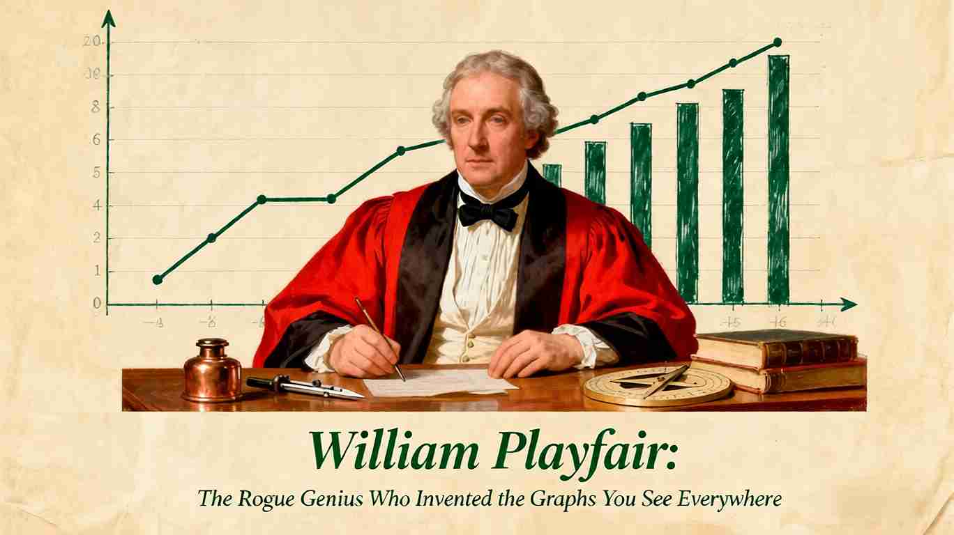 William Playfair: The Rogue Genius Who Invented the Graphs You See Everywhere