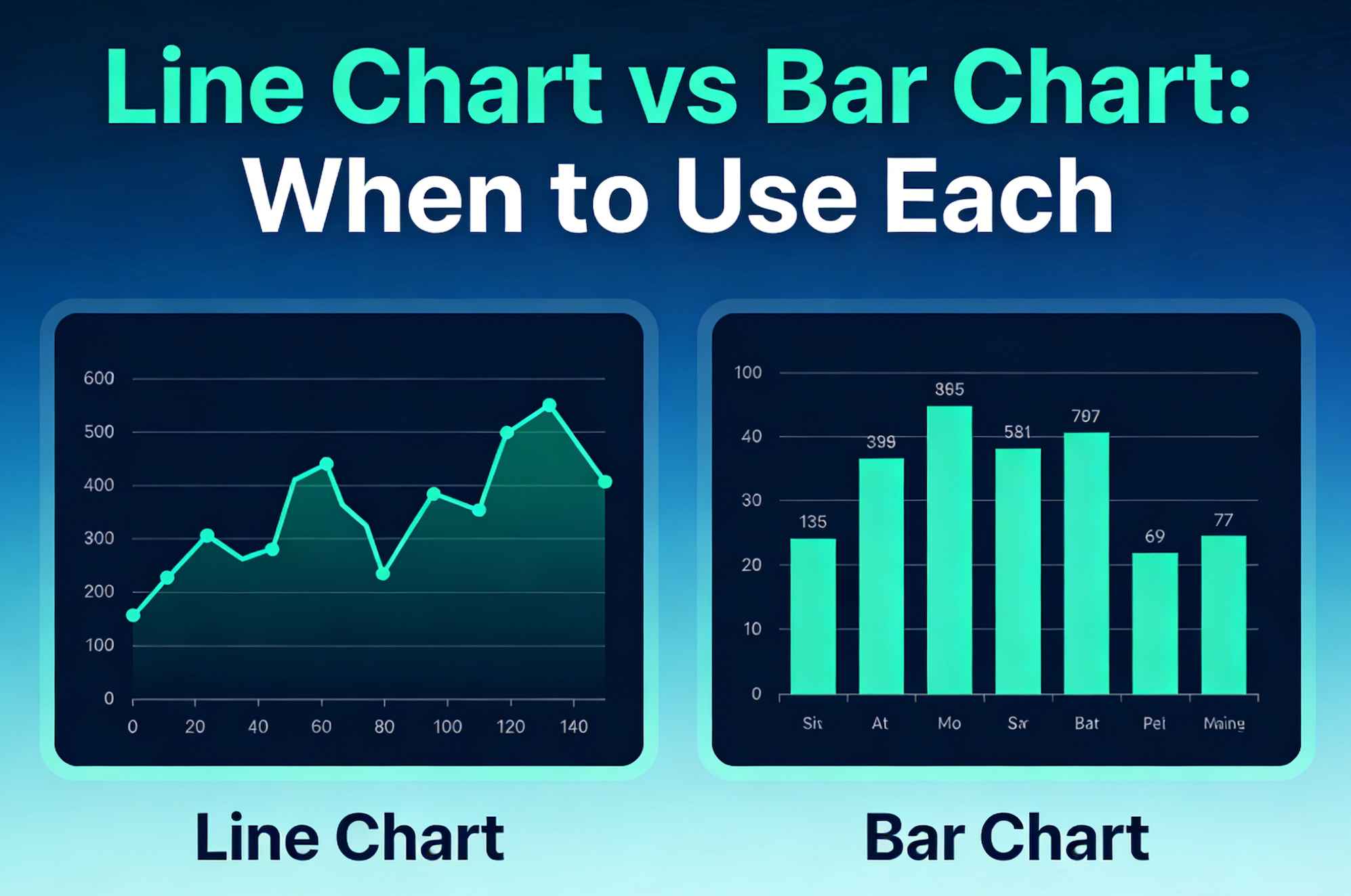 Line Chart vs Bar Chart: When to Use Each